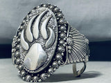 One Of The Best Ever Vintage Native American Navajo Ben Begaye (d.) Sterling Silver Bracelet-Nativo Arts