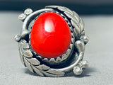 Native American Important Juan Pedro Garcia Vintage Santo Domingo Rosarita Sterling Silver Ring-Nativo Arts