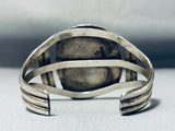 Johnny Johnson Vintage Native American Navajo Rare Turquoise Sterling Silver Bracelet-Nativo Arts