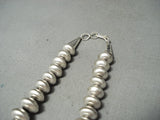 Hand Forged Sterling Silver Vintage Native American Navajo Necklace-Nativo Arts