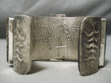 285 Gram Native American Hefty Turquoise Sterling Silver Bracelet Cuff-Nativo Arts