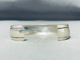 Thomas Singer Vintage Native American Navajo Sterling Silver Bracelet-Nativo Arts