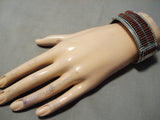 Incredible Vintage Native American Navajo Needle Sterling Silver Bracelet-Nativo Arts