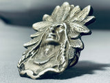 Impressive San Felipe Sterling Silver Ring-Nativo Arts