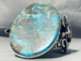 Monster 235 Gram Native American Turquoise Lizard Sterling Silver Bracelet-Nativo Arts