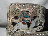 One Of The Best Detailed Vintage Native American Navajo Turquoise Sterling Silver Concho Belt-Nativo Arts