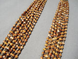 Native American Important Coriz Santo Domingo Sterling Silver Coral Heishi Necklace-Nativo Arts