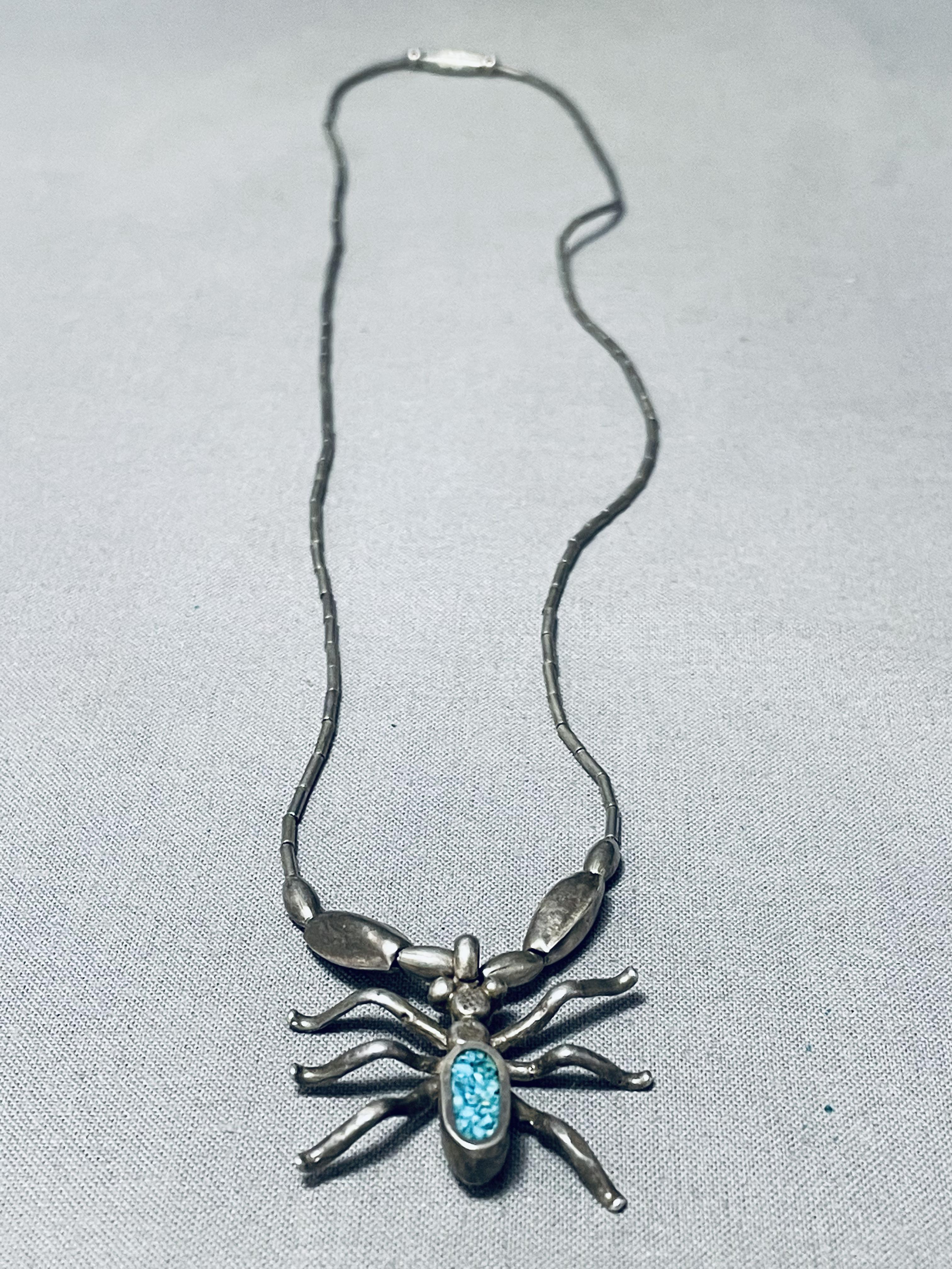 Original Ezi Zino | Vintage Tarantula selling Spider Brass & Sterling Silver 925 Pendant