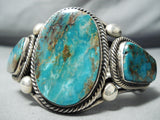 Best Important Rick Martinez Vintage Native American Navajo Turquoise Sterling Silver Bracelet-Nativo Arts