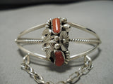 Stunning Vintage Navajo Sterling Silver Native American Slave Bracelet Ring-Nativo Arts