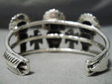 Detailed Heavy Vintage Native American Navajo Kachina Sterling Silver Bracelet Cuff-Nativo Arts