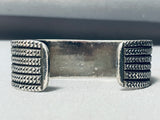 Late 1800's Early 1900's Vintage Navajo Sterling Silver Bracelet-Nativo Arts