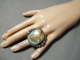 Native American Important Ben Begaye Vintage Royston Turquoise Sterling Silver Ring-Nativo Arts