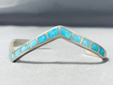 Amazing Vintage Native American Navajo Turquoise Sterling Silver Bracelet-Nativo Arts