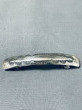 Marvelous Native American Navajo Sterling Silver Hair Barrette-Nativo Arts