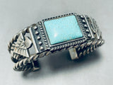 Native American Heavy Double Coiled Vintage Navajo Sterling Silver Bracelet Cuff Old-Nativo Arts