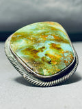 Best Biggest Vintage Native American Navajo Royston Turquoise Sterling Silver Ring-Nativo Arts