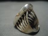 Amazing Vintage Navajo 6 Shank Sterling Silver Native American Ring Old-Nativo Arts