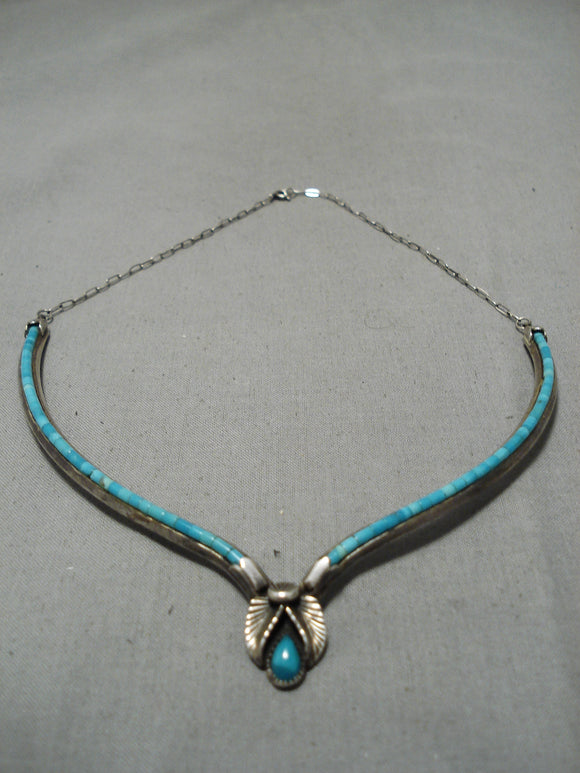 Native american turquoise deals choker necklace