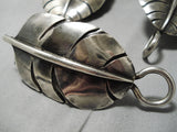 Best Vintage Choctaw Native American Sterling Silver Concho Belt Old- Heavy!-Nativo Arts