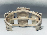 One Of The Best Museum Vintage Native American Navajo Turquoise Sterling Silver Bracelet-Nativo Arts