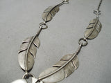 Incredible Vintage Navajo Sterling Silver Kokopelli Necklace Native American-Nativo Arts