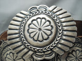 Dazzling Taos Native American Sterling Silver Concho Belt-Nativo Arts