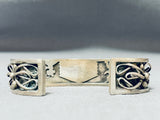 John Begay Vintage Native American Navajo Royston Turquoise Sterling Silver Bracelet-Nativo Arts