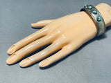 Unforgettable Vintage Native American Navajo Turquoise Sterling Silver Bracelet-Nativo Arts