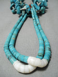 Noteworthy Vintage Navajo Turquoise Necklace Old Native American-Nativo Arts