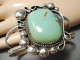 Exquisite Vintage Native American Navajo Royston Turquoise Sterling Silver Bracelet-Nativo Arts