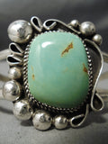 Exquisite Vintage Native American Navajo Royston Turquoise Sterling Silver Bracelet-Nativo Arts