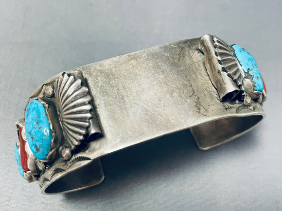 One Of The Most Important Vintage Native American Zuni Sterling Silver Watch Bracelet-Nativo Arts