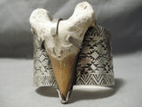 Unique Native American Navajo Contemporist Sterling Silver Skull Bracelet Cuff-Nativo Arts