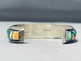 Important Yellowhorse Vintage Native American Navajo Turquoise Sterling Silver Bracelet-Nativo Arts