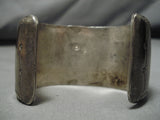 Incredible Vintage Native American Navajo Carico Lake Turquoise Sterling Silver Bracelet Old-Nativo Arts