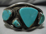 Incredible Vintage Native American Navajo Royston Turquoise Sterling Silver Bracelet-Nativo Arts