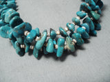 Vibrant Vintage Santo Domingo Royston Turquoise Necklace Native American Old-Nativo Arts