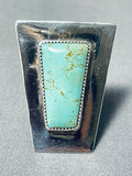 Jake Francosa San Felipe Royston Turquoise Sterling Silver Ring-Nativo Arts