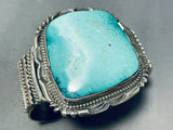 Rare Vintage Native American Navajo Apache Turquoise Sterling Silver Bracelet-Nativo Arts