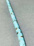 Fabulous Vintage Santo Domingo #8 Turquoise Mine Sterling Silver Necklace-Nativo Arts