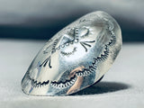 Impressive Vintage Native American Navajo Sterling Silver Ring-Nativo Arts