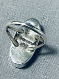 Comet Outer Space Native American Navajo Sterling Silver Opal Ring-Nativo Arts