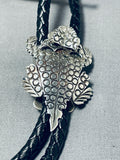 Tremendous Important Native American Navajo Sterling Silver Bolo-Nativo Arts