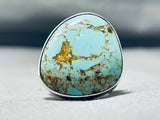 Magnificent San Felipe #8 Turquoise Mine Sterling Silver Ring-Nativo Arts