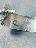Extreme Detail Vintage Native American Navajo Ben Begaye (d) Sterling Silver Bracelet-Nativo Arts