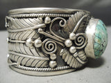 Native American Important Vintage Francisco Gomez Spiderweb Turquoise Sterling Silver Bracelet-Nativo Arts