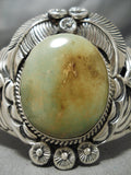 Best Vintage Native American Navajo Cessie Atencio Royston Turquoise Sterling Silver Bracelet-Nativo Arts