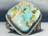 Native American One Of The Best Museum Vintage Royston Turquoise Sterling Silver Bracelet-Nativo Arts