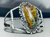 Very Rare Vintage Native American Navajo Royston Turquoise Sterling Silver Bracelet-Nativo Arts